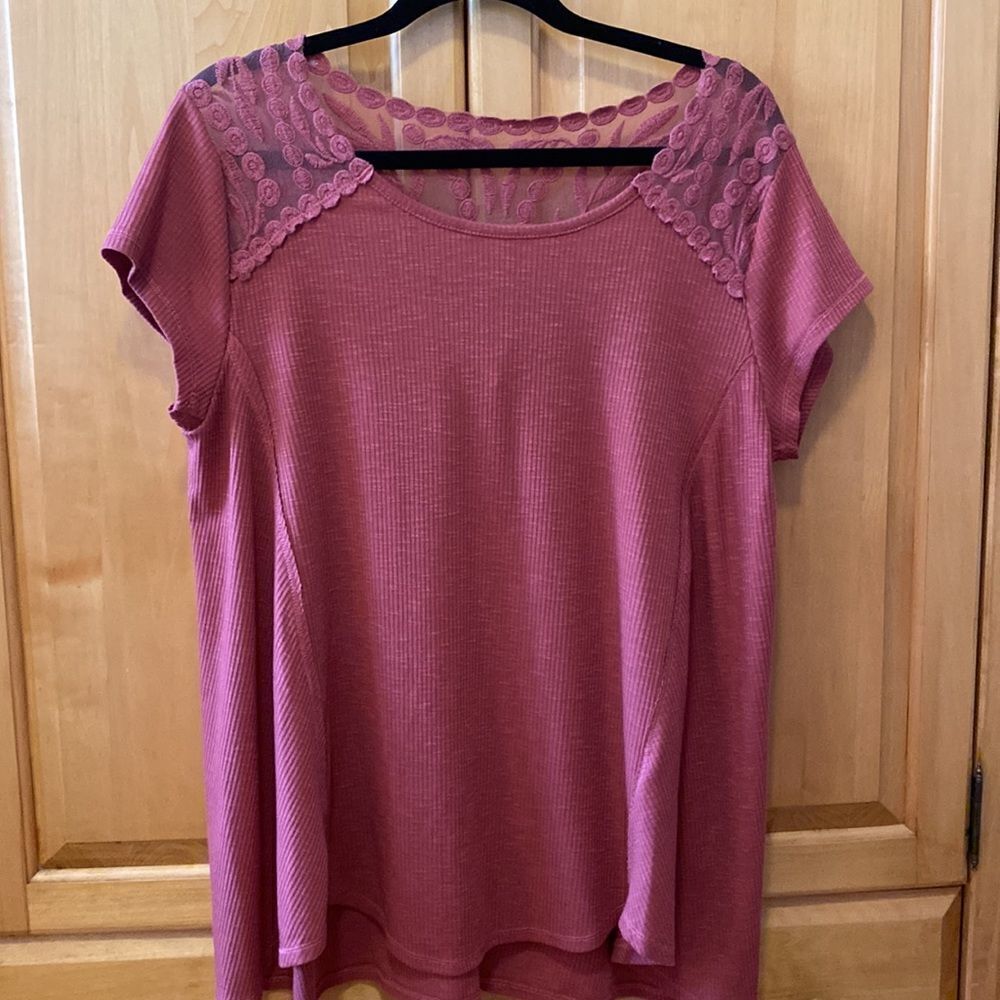 Jolt rust swing boho top - Picture 2 of 4